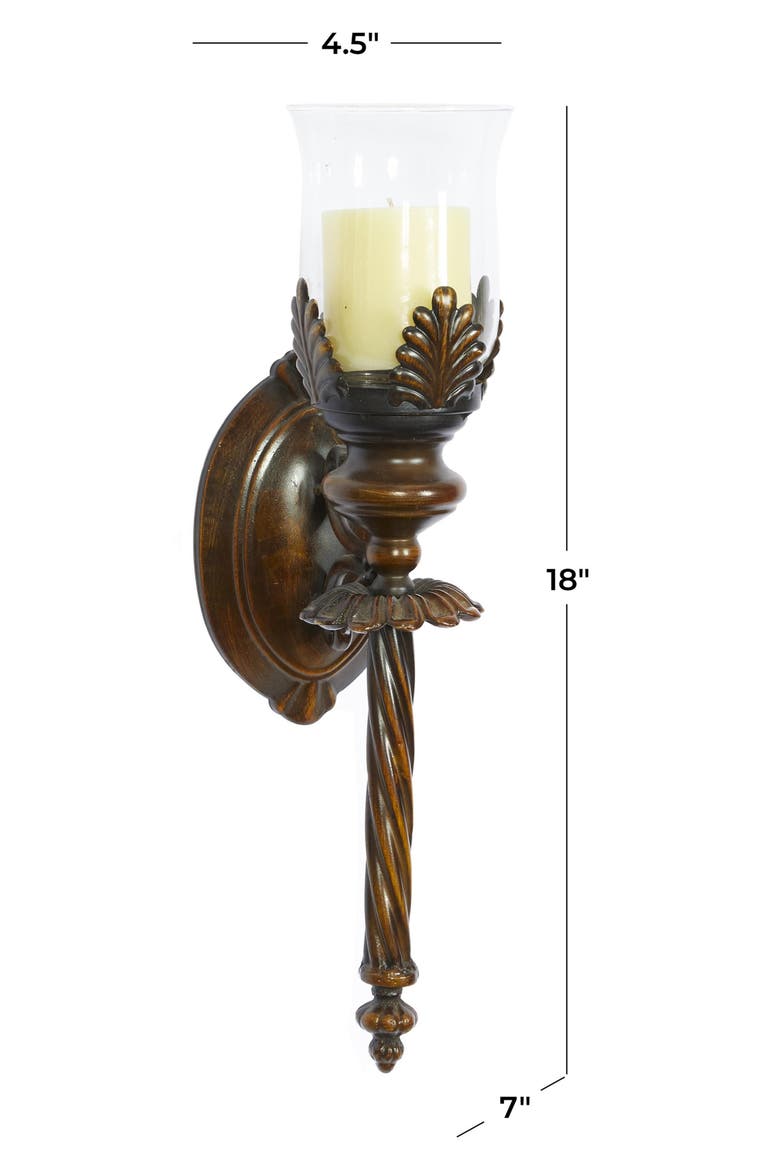 Wall Sconce, Alternate, color, BROWN
