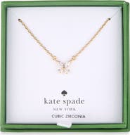 Kate Spade New York cubic zirconia mini butterfly pendant necklace