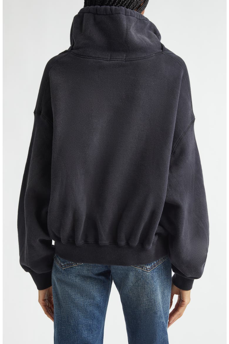 Crop Hoodie, Alternate, color, BLACK