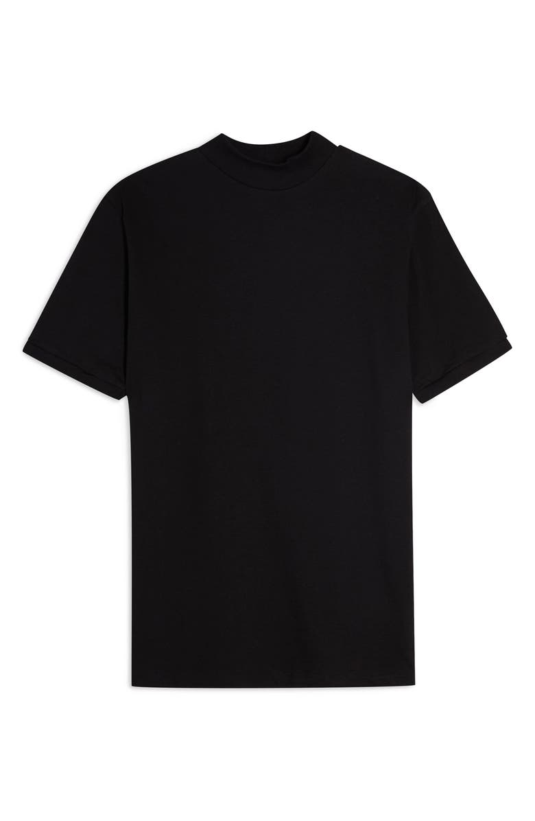 Topman Mock Neck T-Shirt, Alternate, color,