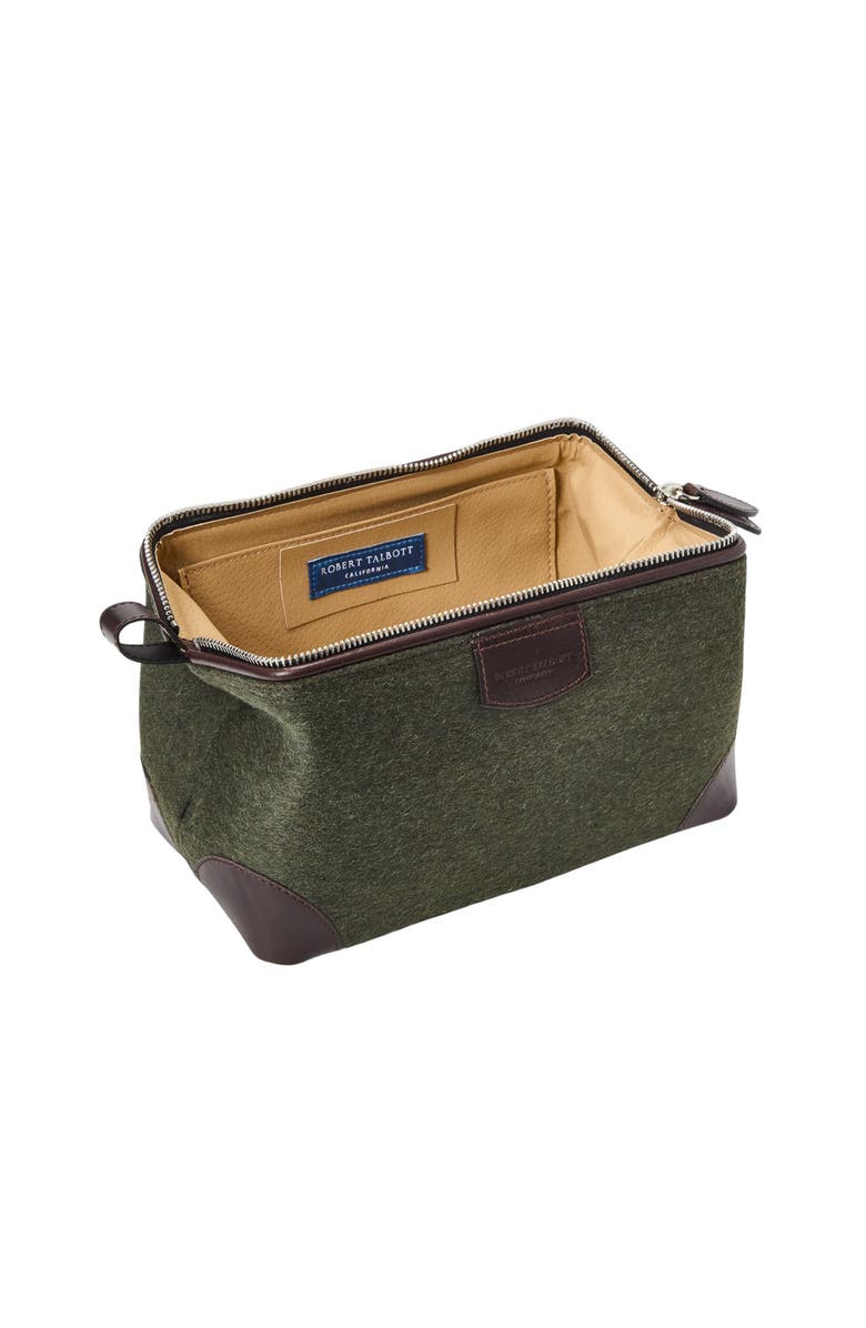 Robert Talbott SIMPSON LODEN DOPP KIT, Alternate, color, Green