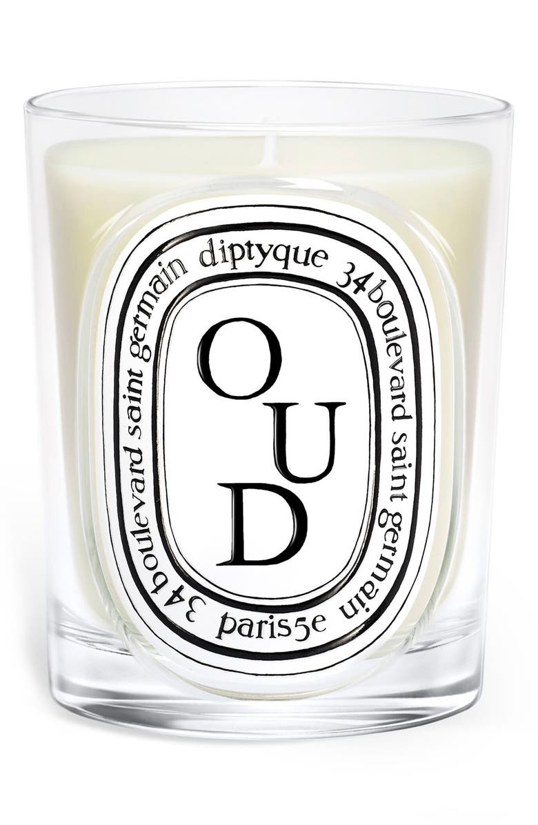 Diptyque Oud Classic Candle, Main, color, 