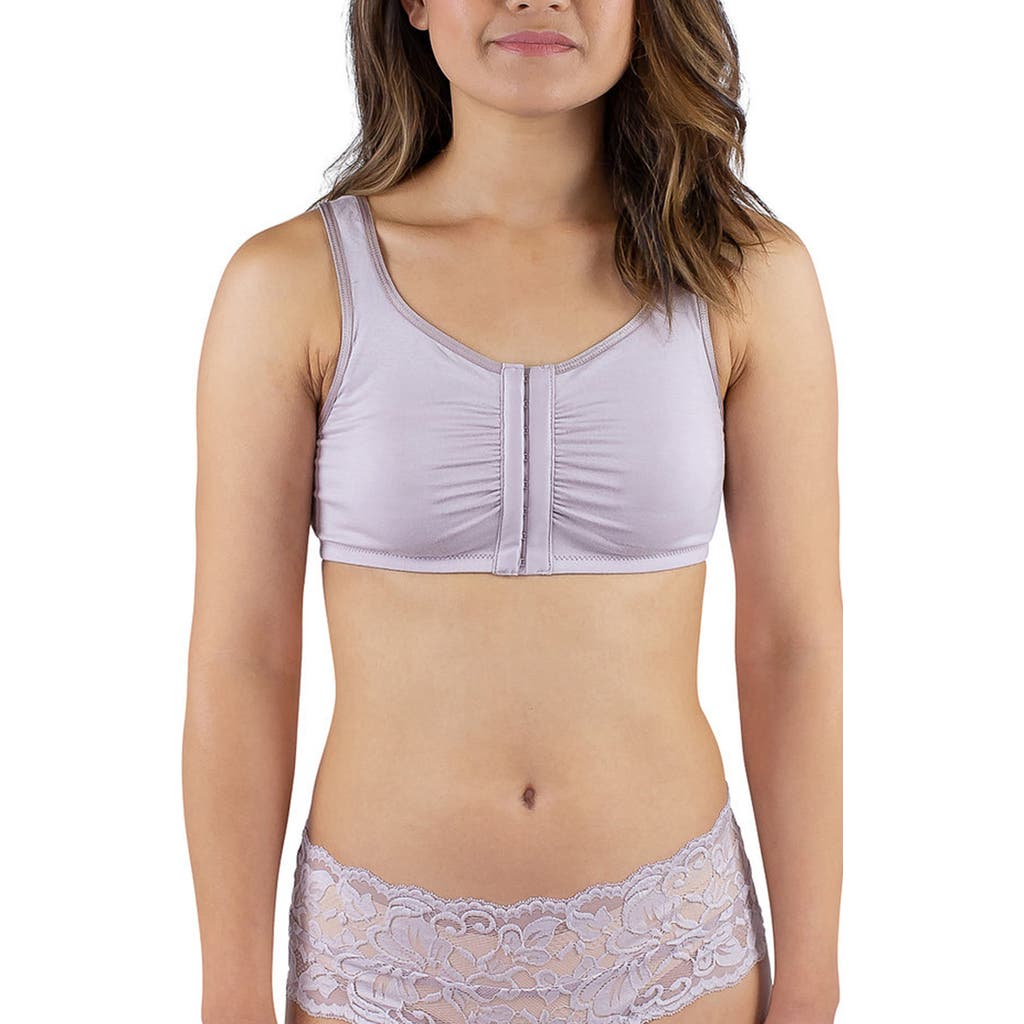 Everviolet Maia Front Close Pocketed Bralette in Mauve  product