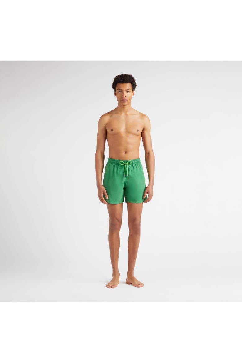 Men Swim Shorts Solid, Main, color, JUNGLE