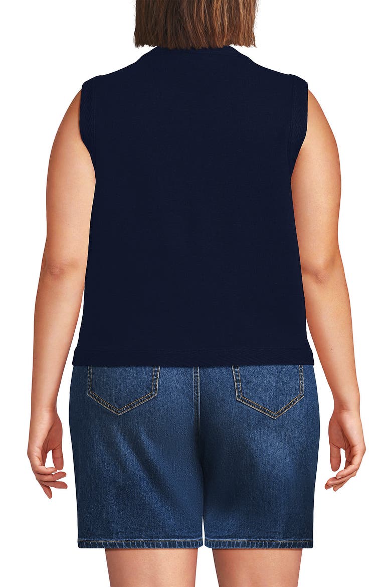 Milano Sweater Vest, Alternate, color, Deep Sea Navy