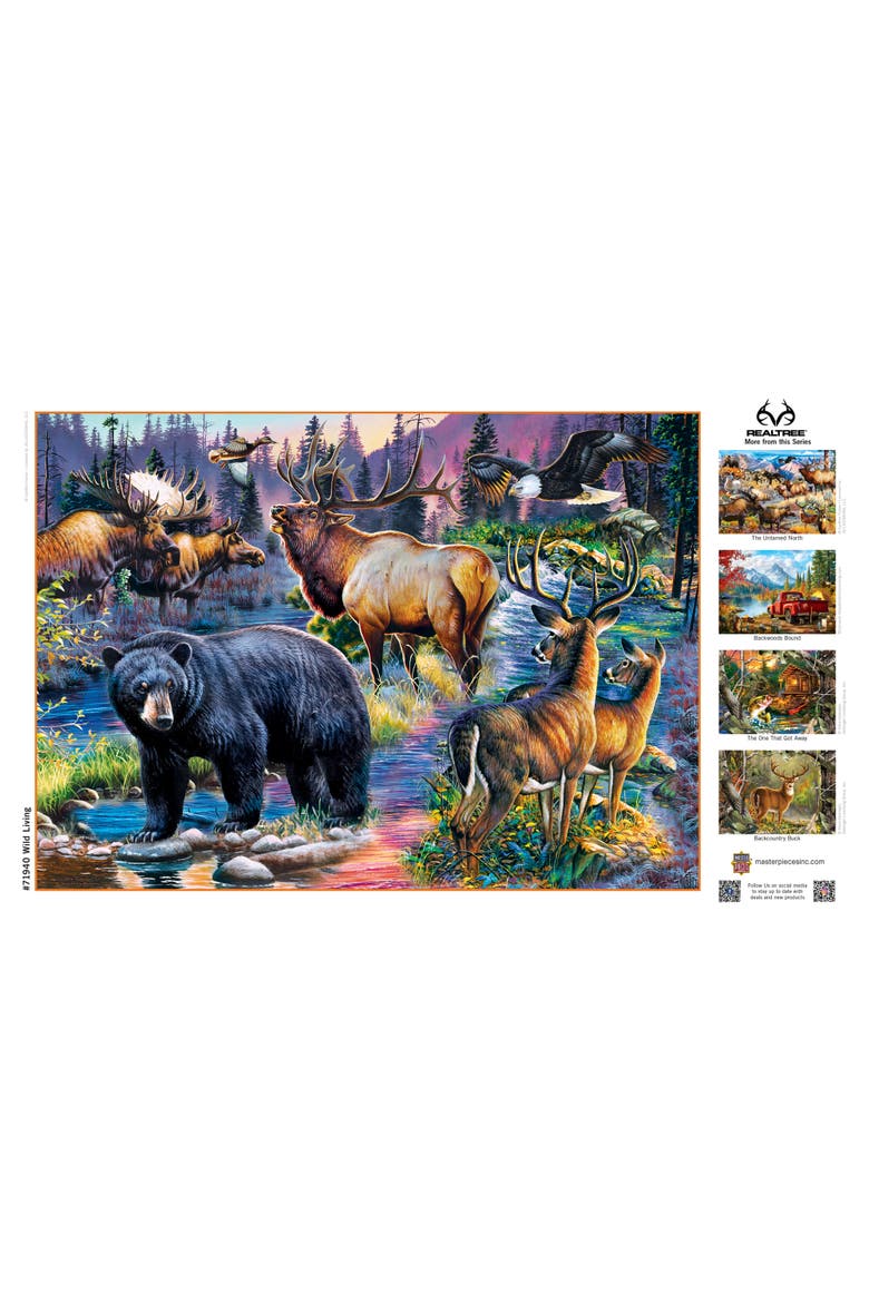 Wild Living 1000 Piece Jigsaw Puzzle, Alternate, color, Multicolor