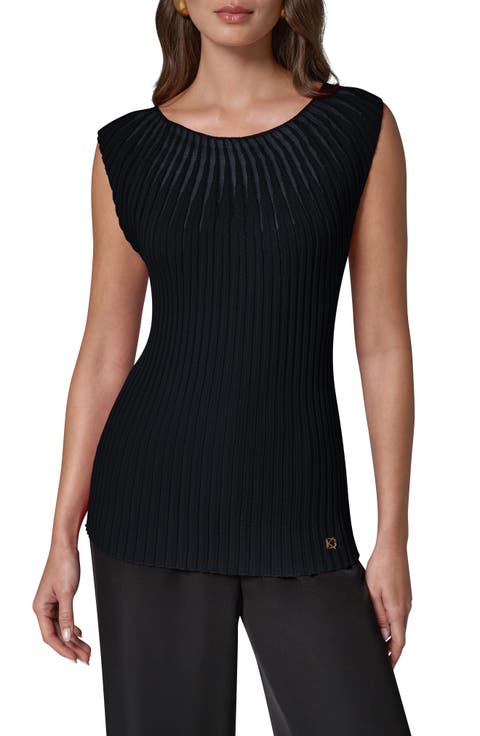 Ribbed Sleeveless Sweater