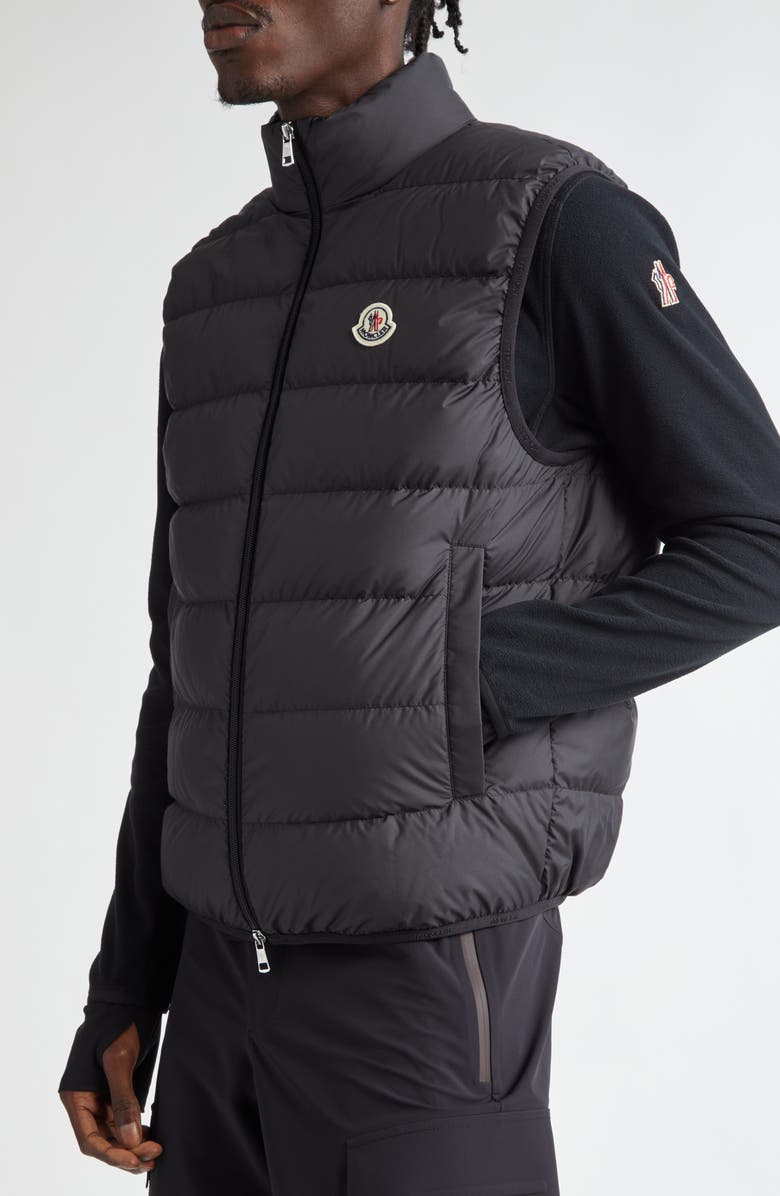 Moncler Contrin Down Puffer Vest, Alternate, color, Black