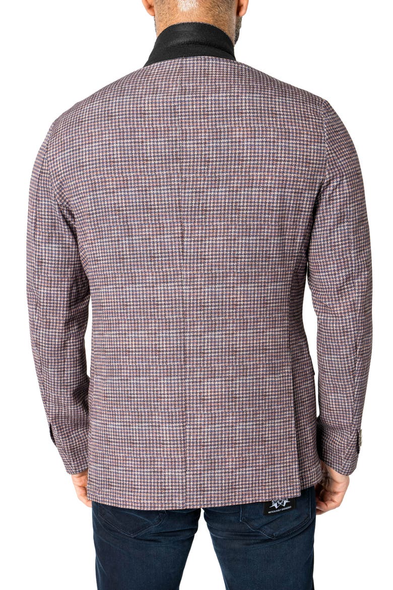 Descartes Houndstooth Sport Coat, Alternate, color, BROWN