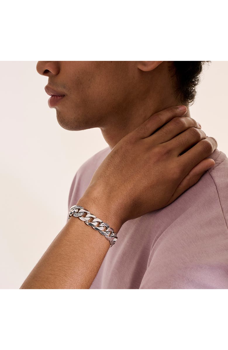 John Hardy Men's Curb Chain Bracelet, Alternate, color, Silver