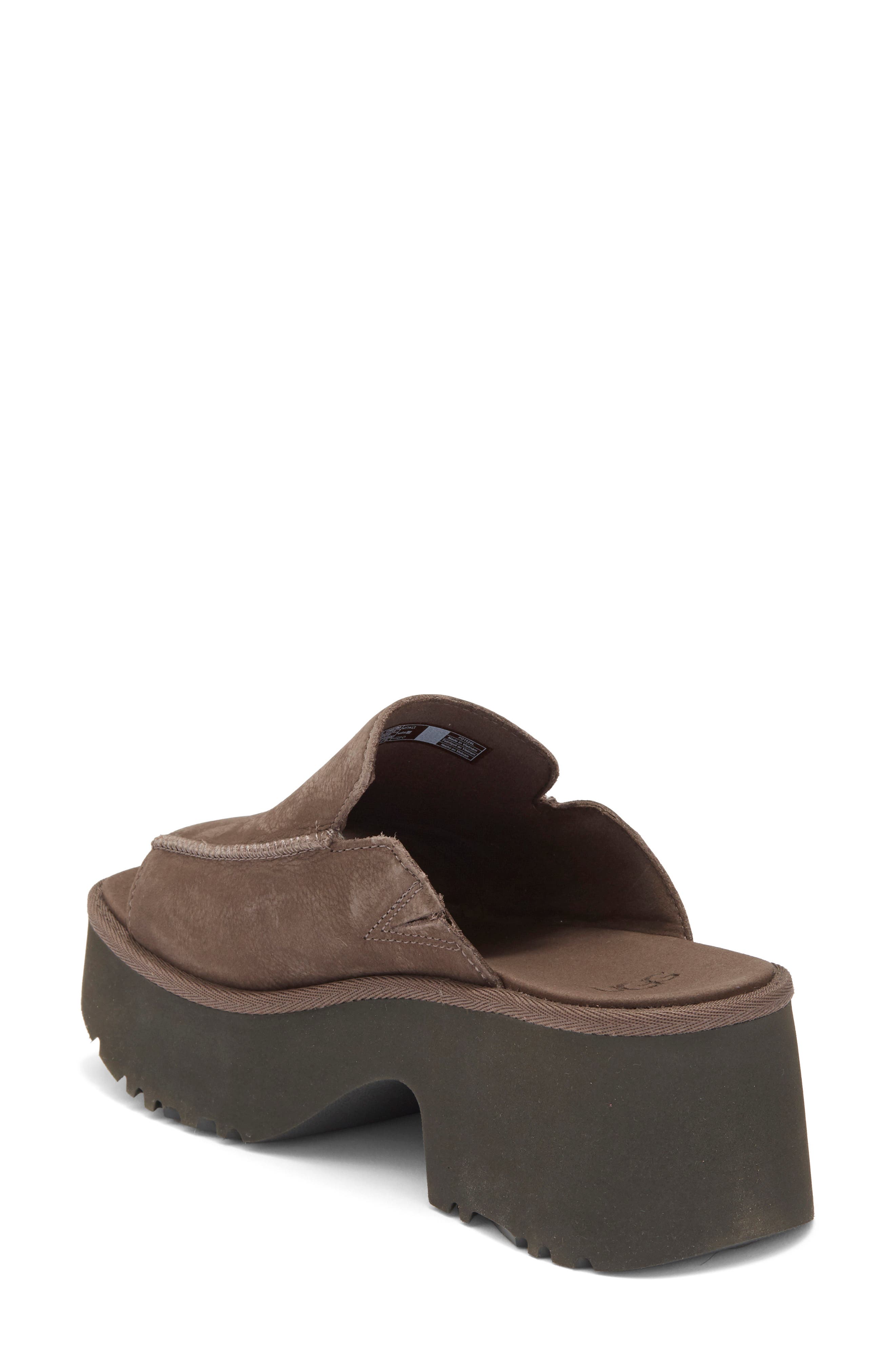 UGG<sup>®</sup> New Heights Platform Slide Sandal, Alternate, color, Molasses