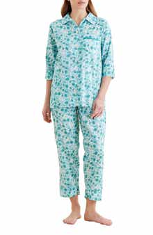 Papinelle Florence Cotton Voile Crop Pajamas