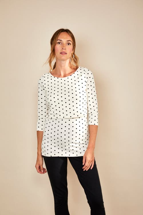 The Bshirt Womens 3/4 Sleeve Nursing Tshirt