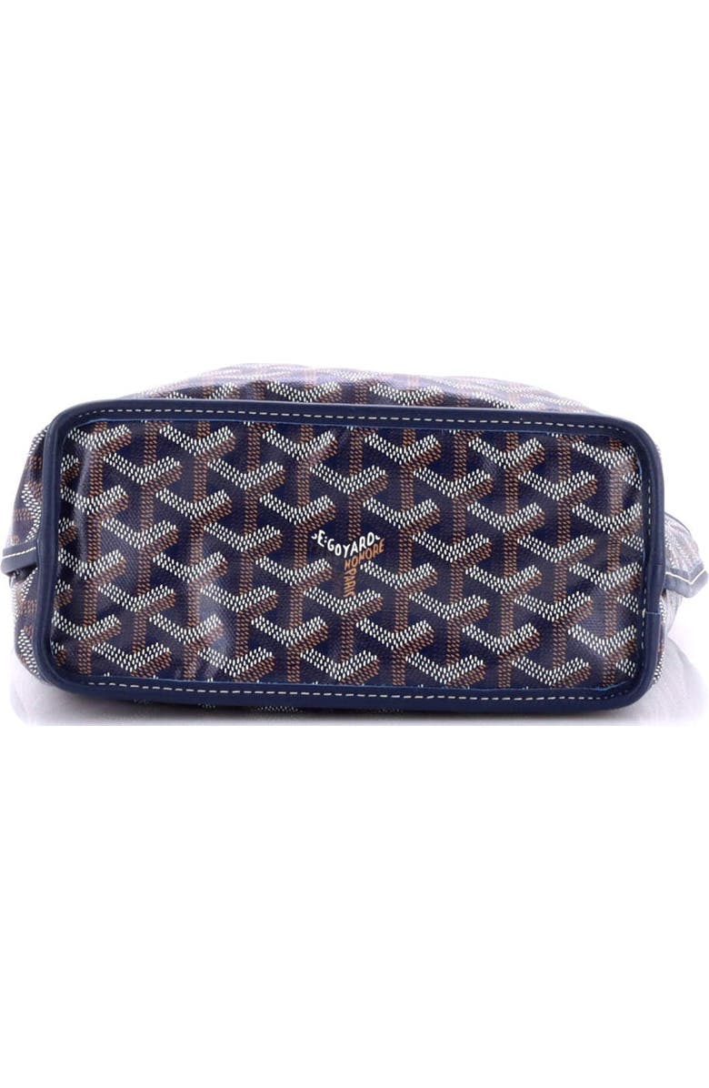 Pre-Owned Goyard Anjou Reversible Tote Coated Canvas Mini, Alternate, color, Blue