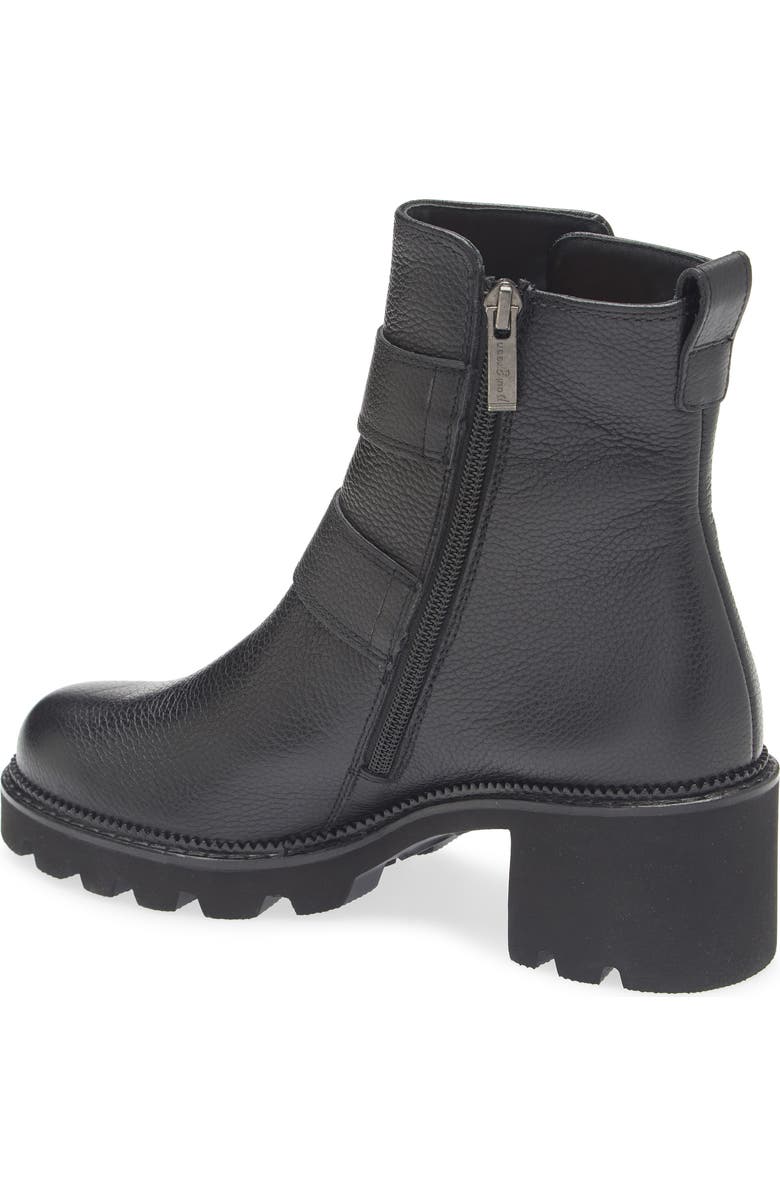 Paul Green Balboa Moto Boot, Alternate, color, Black Leather