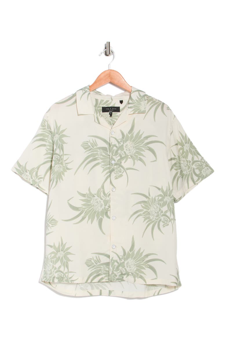 Alan Floral Camp Shirt, Alternate, color, WHTMULT