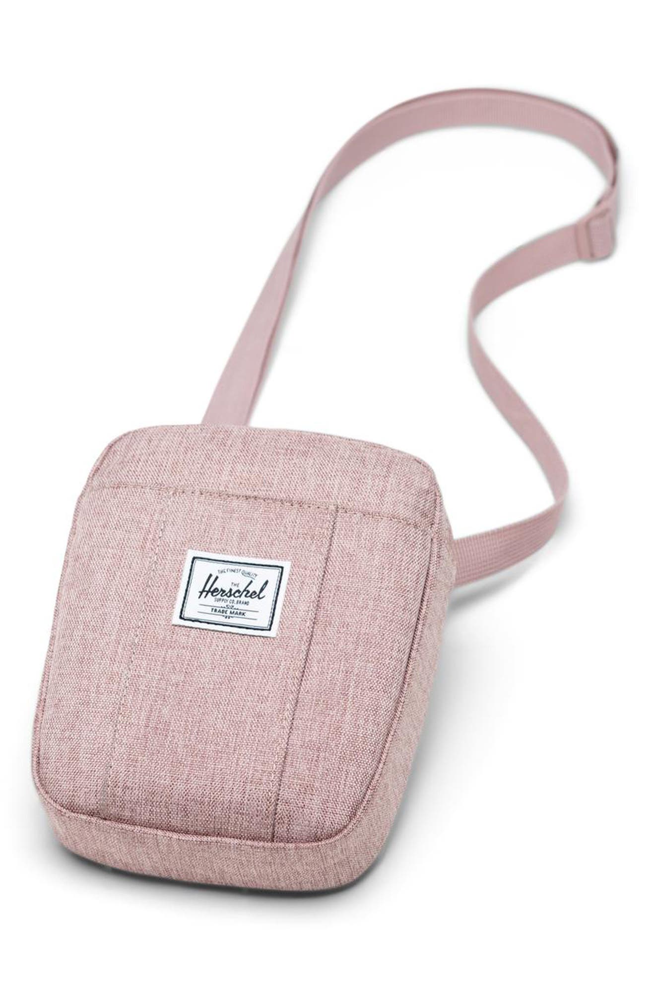 Cruz Crossbody Bag, Alternate, color, ASH ROSE CROSSHATCH