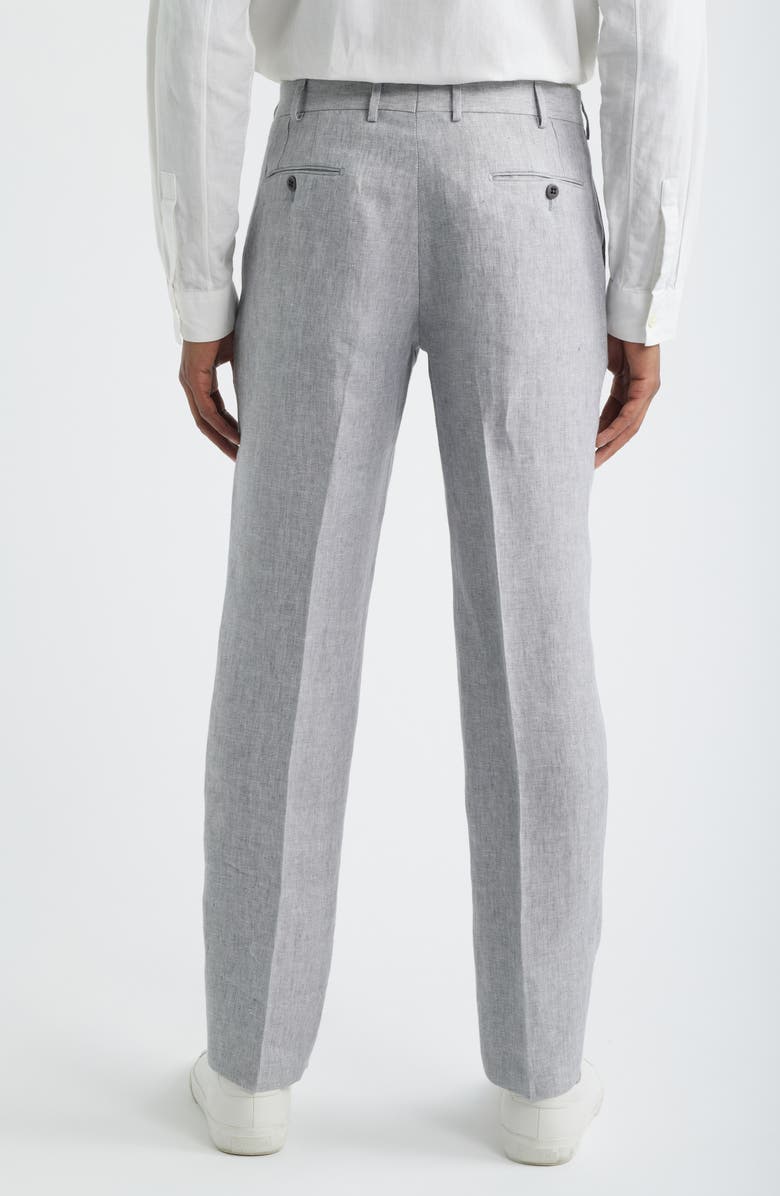 Zanella Parker Linen Pants, Alternate, color, Light Grey