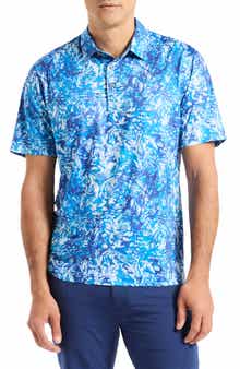 Robert Graham Wilbur Wavy Print Polo