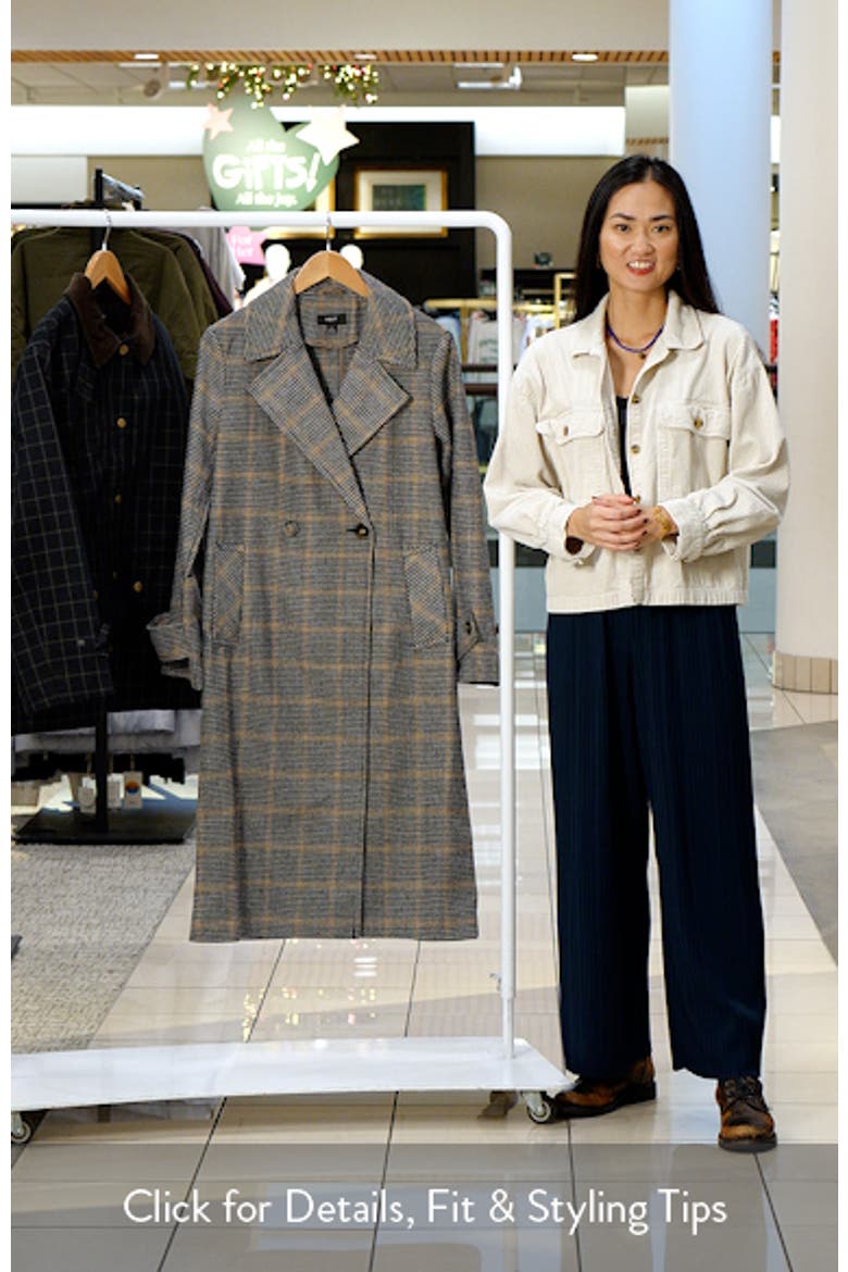 Windowpane Plaid Coat video