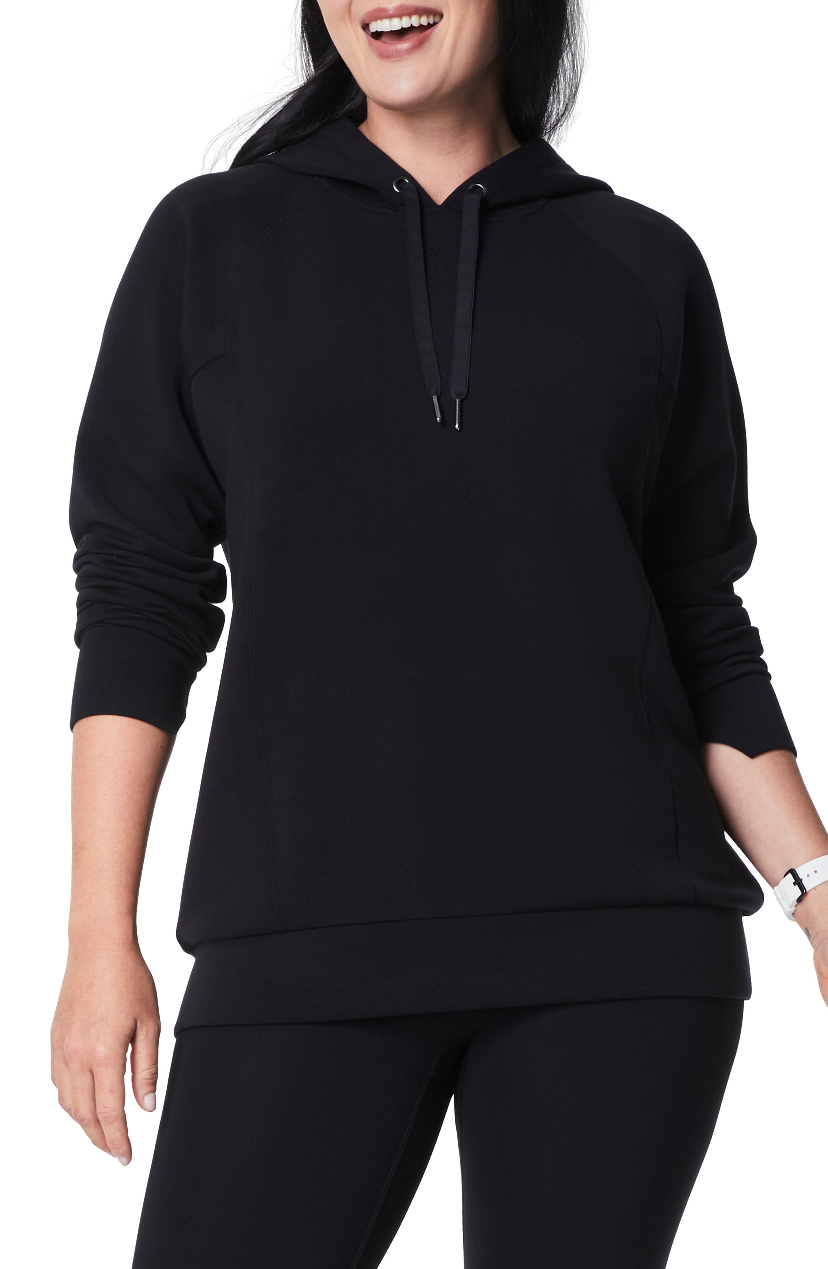 SPANX® AirEssentials Hoodie in Very Black 