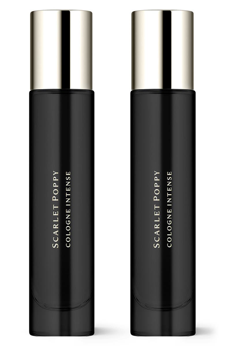 Jo Malone London<sup>™</sup> Scarlet Poppy Cologne Intense Travel Spray Duo $90 Value, Main, color,