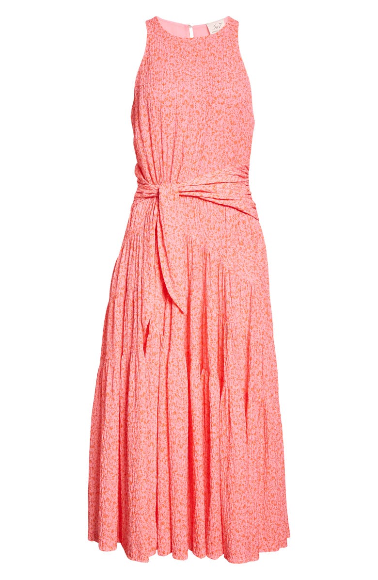 Cinq à Sept Nelly Tie Waist Tiered Maxi Dress, Alternate, color, 