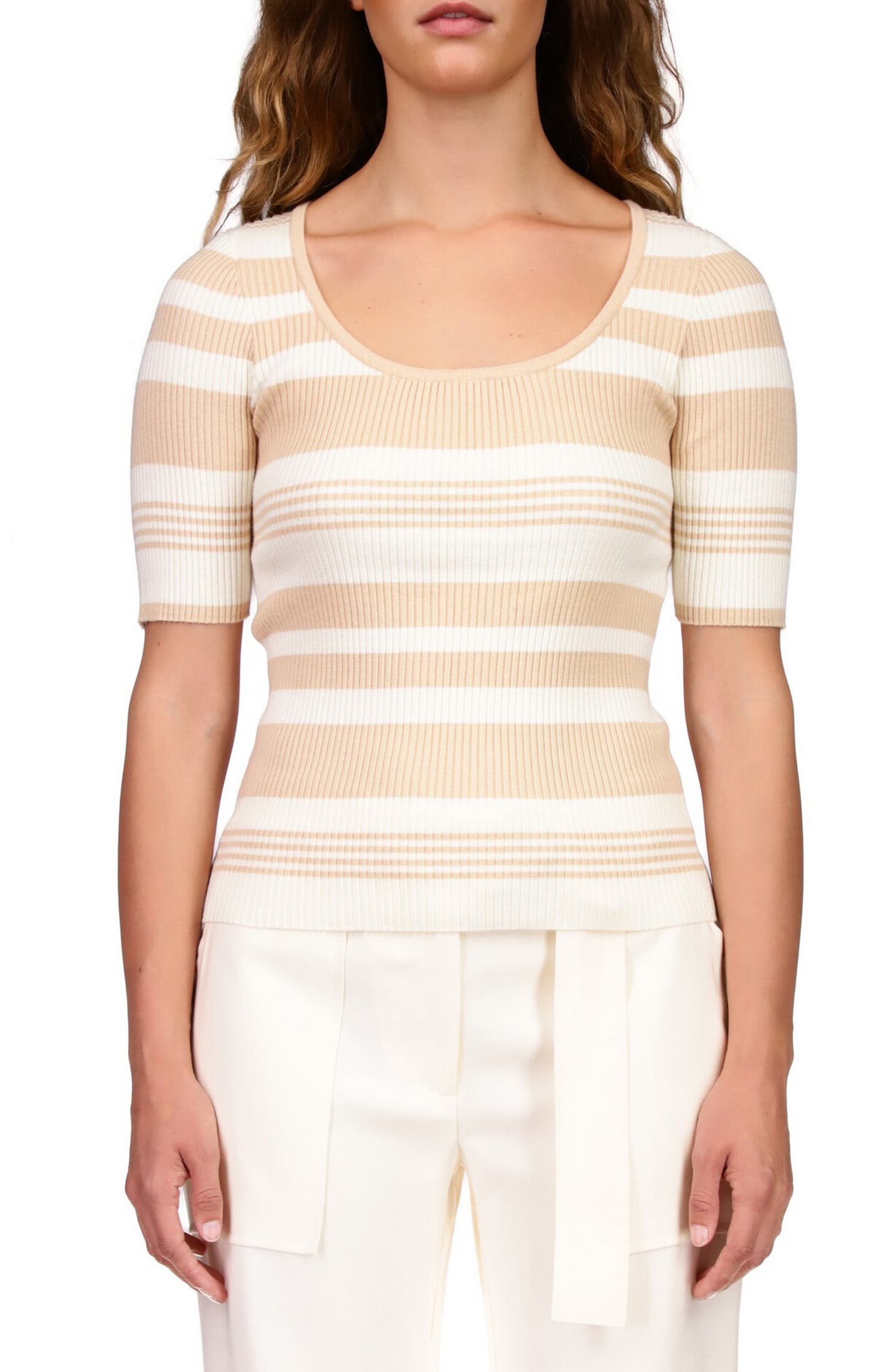 Sanctuary Stripe Rib Top | Nordstromrack