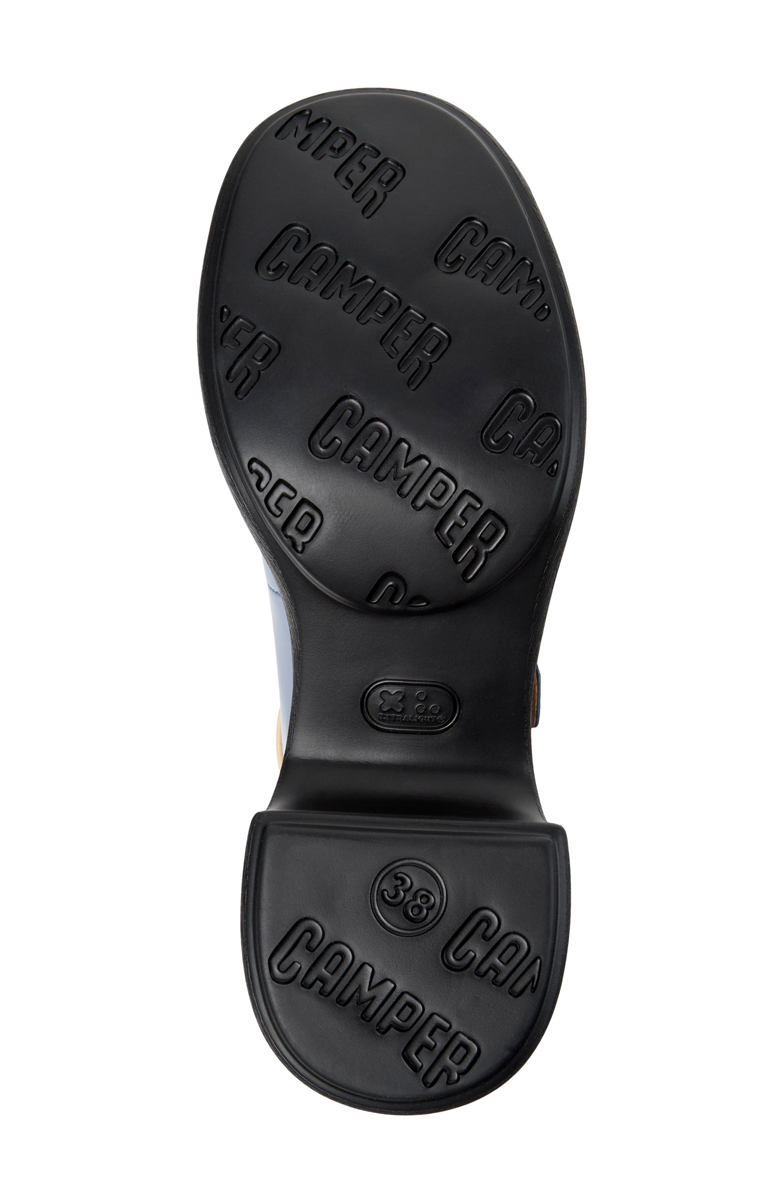 Camper Thelma II Platform Mary Jane Loafer, Alternate, color, Light/ Pastel Blue