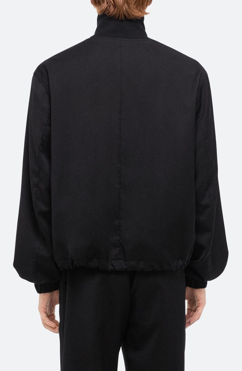 Helmut Lang Relaxed Virgin Wool Bomber Jacket, Alternate, color,