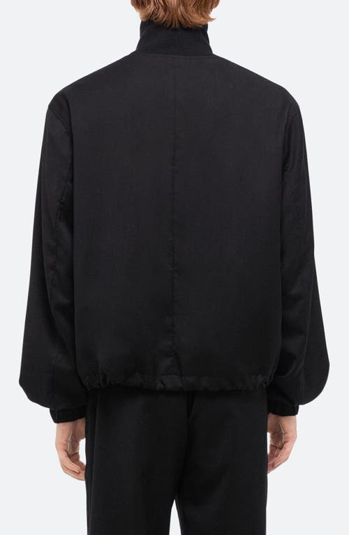 Helmut Lang Men's Wool Full-zip Bomber Jacket In Black