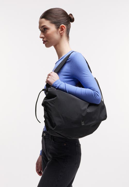 Got Bag Mellow Bag Recycled Nylon Slouchy Hobo In Black
