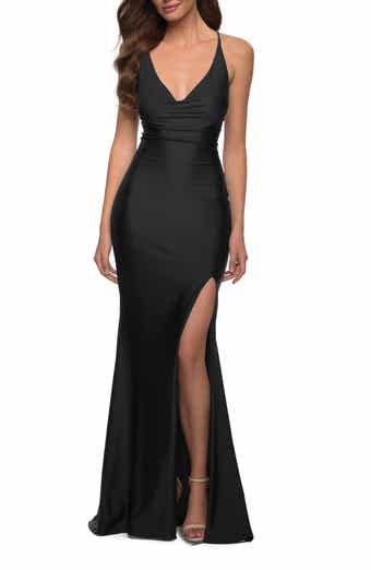 Satin jersey dress shop