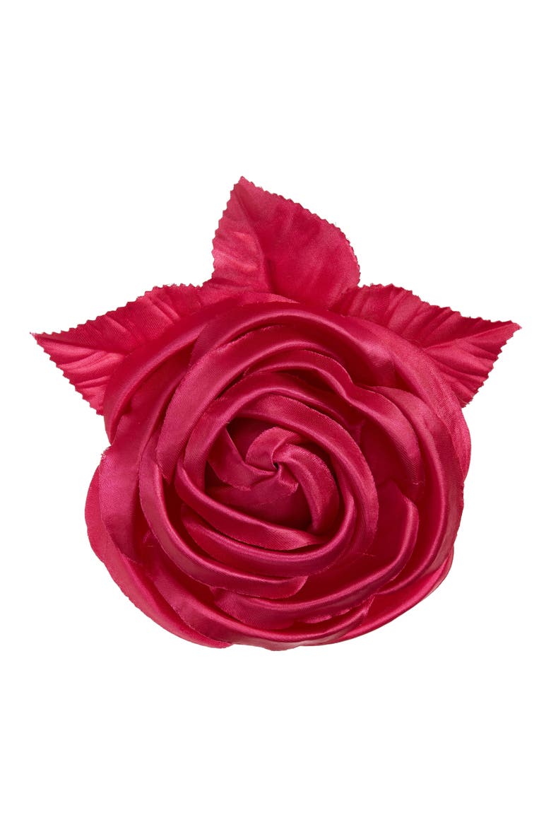 Rose Hair Pin, Main, color, FUCHSIA