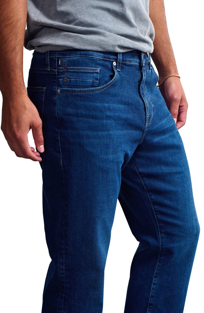 General Denim Works Roam Relaxed Straight Leg Jeans, Alternate, color, Deep Brushed Denim