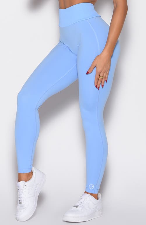 Bombshell Sportswear Figure Butt Lift Leggings In Blue
