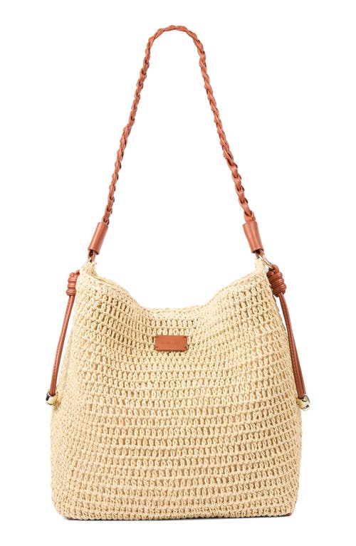 Lk Bennett Celeste Woven Tote In Natural/gold