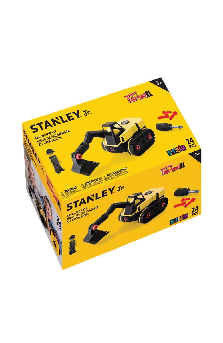 Stanley Jr Take Apart Excavator, Main, color, Multi Color