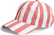 Echo Cassis Stripe Cotton Baseball Cap