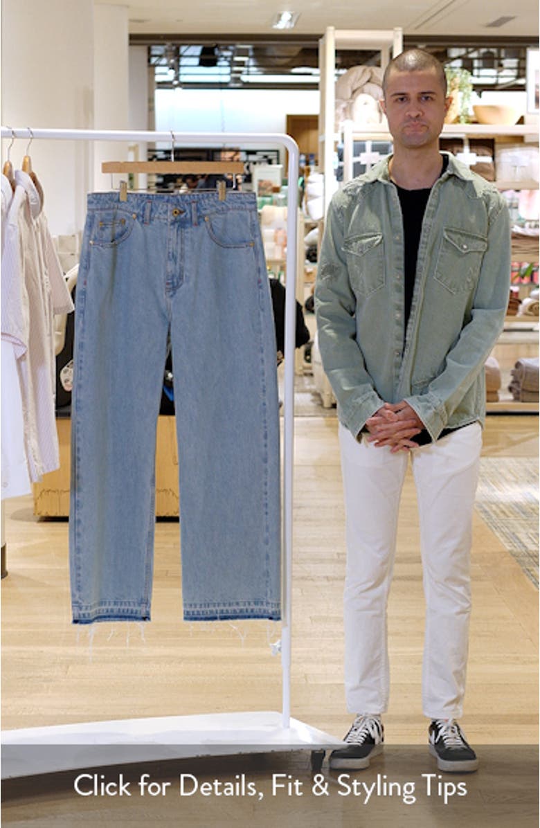 Released Hem Baggy Denim Pants, sales video thumbnail