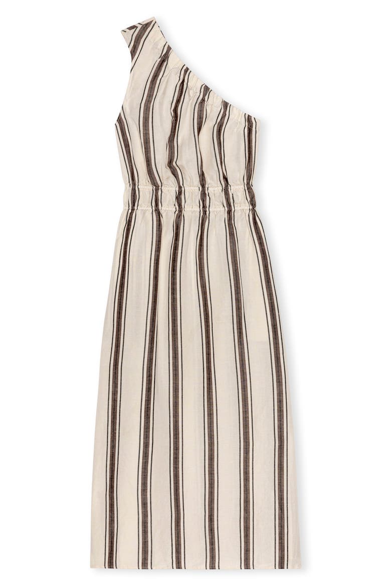 Selani Stripe One-Shoulder Maxi Dress, Alternate, color, SEQUOIA STRIPE