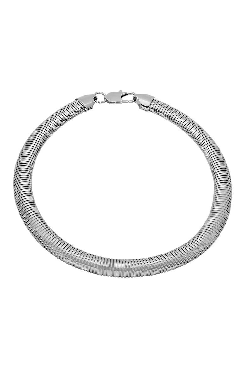 Omega Chain Necklace, Main, color, SILVER