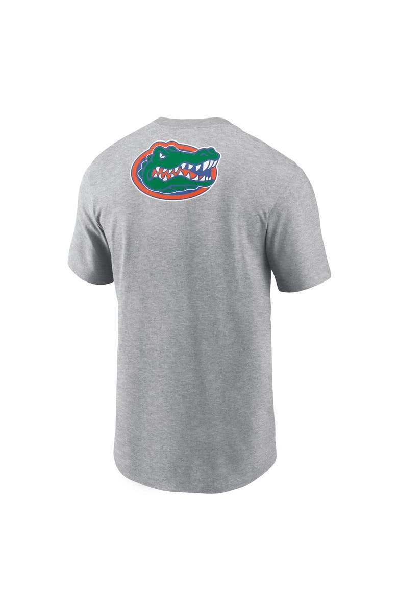 Jordan Brand Men's Jordan Brand Heather Gray Florida Gators Campus 2-Hit Primary Mascot T-Shirt, Alternate, color, Heather Gray