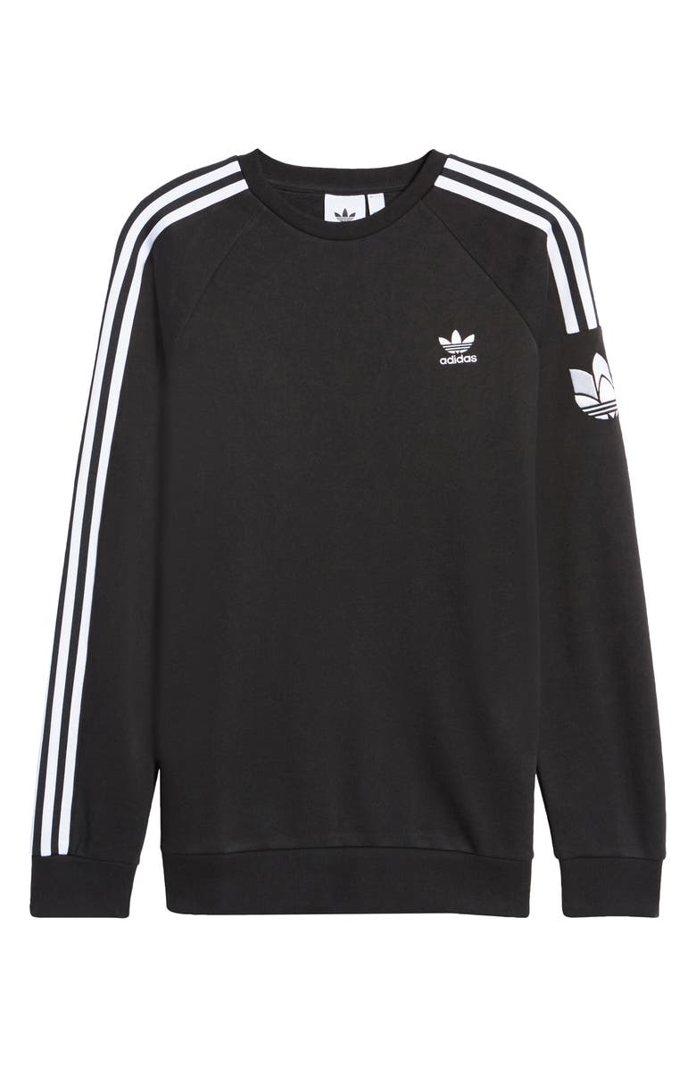 adidas Originals Men's 3-Stripes Crewneck Sweatshirt, Alternate, color, 