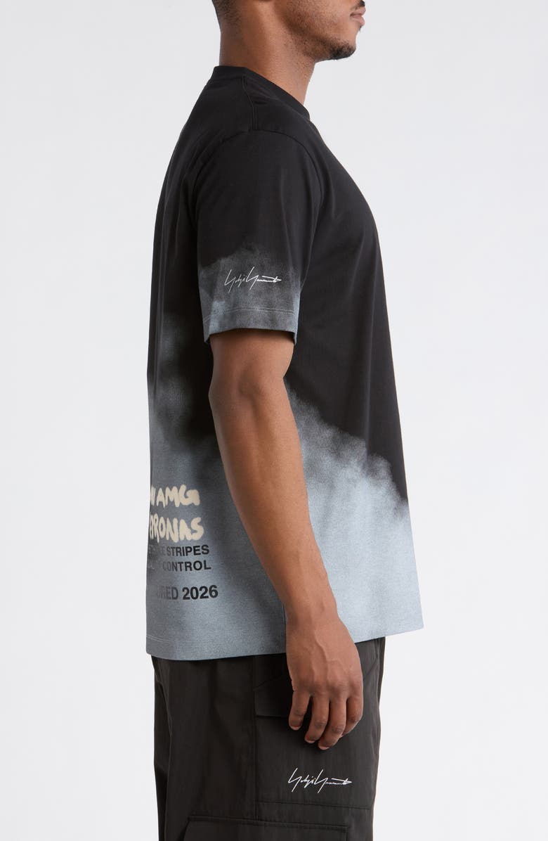 Y-3 F1 Tour Cotton Graphic T-Shirt, Alternate, color, 