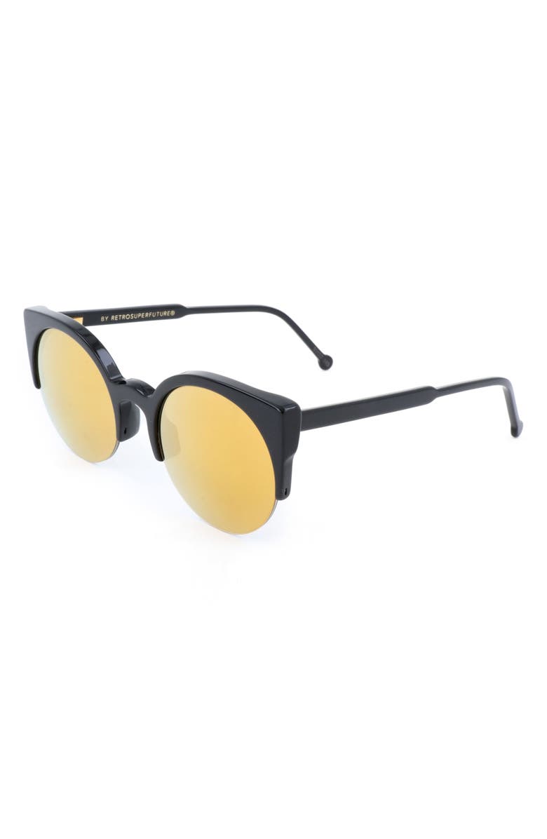 SUPER by RETROSUPERFUTURE<sup>®</sup> 52mm Cat Eye Sunglasses, Alternate, color, Black
