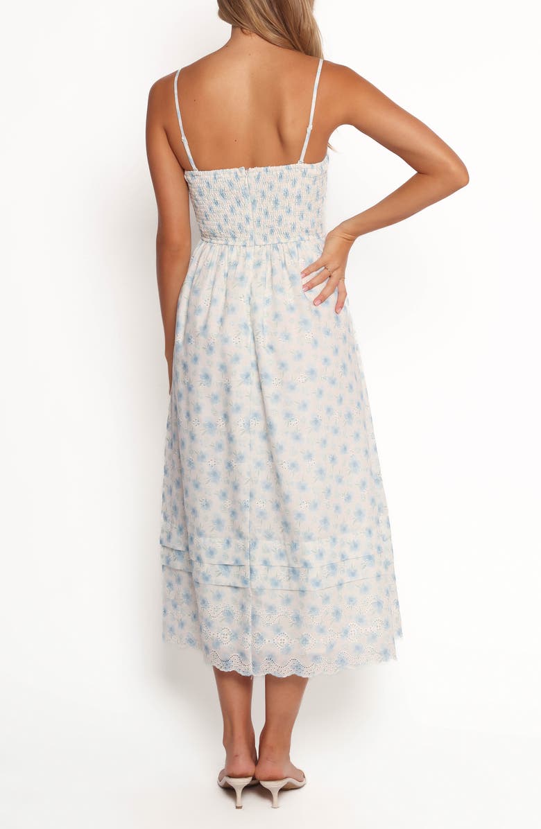 Petal & Pup Lisette A-Line Midi Dress, Alternate, color, Blue