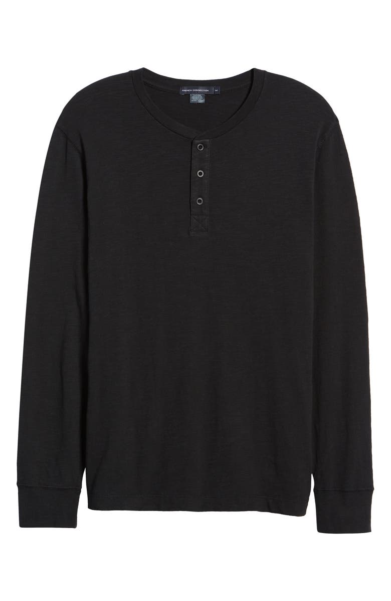 French Connection Long Sleeve Slub Henley, Alternate, color,