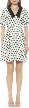 Alexia Admor Carys Puff Sleeve Fit & Flare Dress
