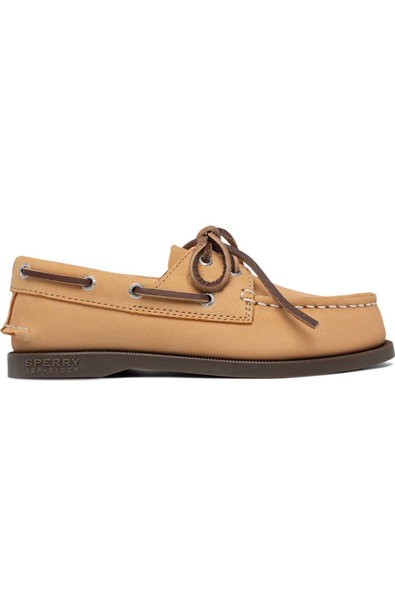 Sperry Authentic Original 2-Eye Boat Shoe, Alternate, color, Sahara